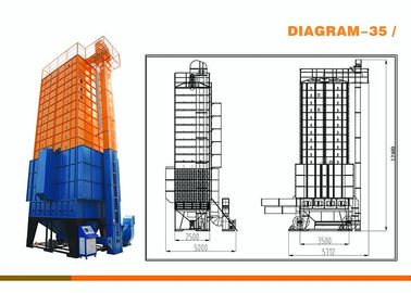 V Shaped Channel Type 35 Ton Rice Drying Equipment All Stainless Steel Material