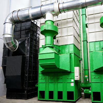 Bon prix 200 tonnes de chauffage indirect de riz de cosse de contrôle automatisé par dessiccateur de four en ligne