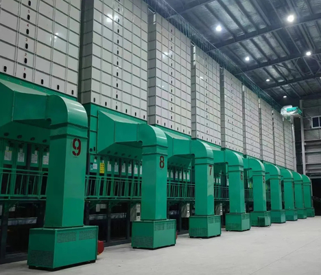 30 Ton Mix Flow Cross Flow Paddy Dryer With Husk Furnace Multi Functional Drying Machine