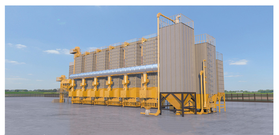 3,000,000 kcal Rice Paddy Hull Furnace Automatic Rice Hull Cyclonic Furnace 300 Tons