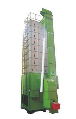 Bon prix machine de dessiccateur de grain 19.4kw opération facile de couleur jaune et bleue de capacité de 35 tonnes en ligne