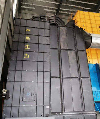 Bon prix Couleur noire courante automatique de grand de capacité de riz de cosse de brûleur de paddy four de cosse en ligne