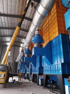 500 tonnes de Paddy Parboiling And Drying Machine deux de four de cosse